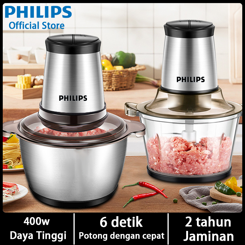 Jual Philips blender Daging Chopper Stainless 2L Penggiling Daging