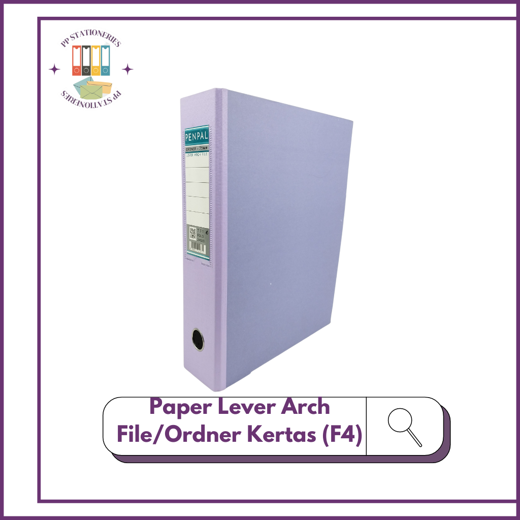 Jual Penpal Paper Lever Arch File / Ordner Kertas F4 (PL-771) | Shopee ...