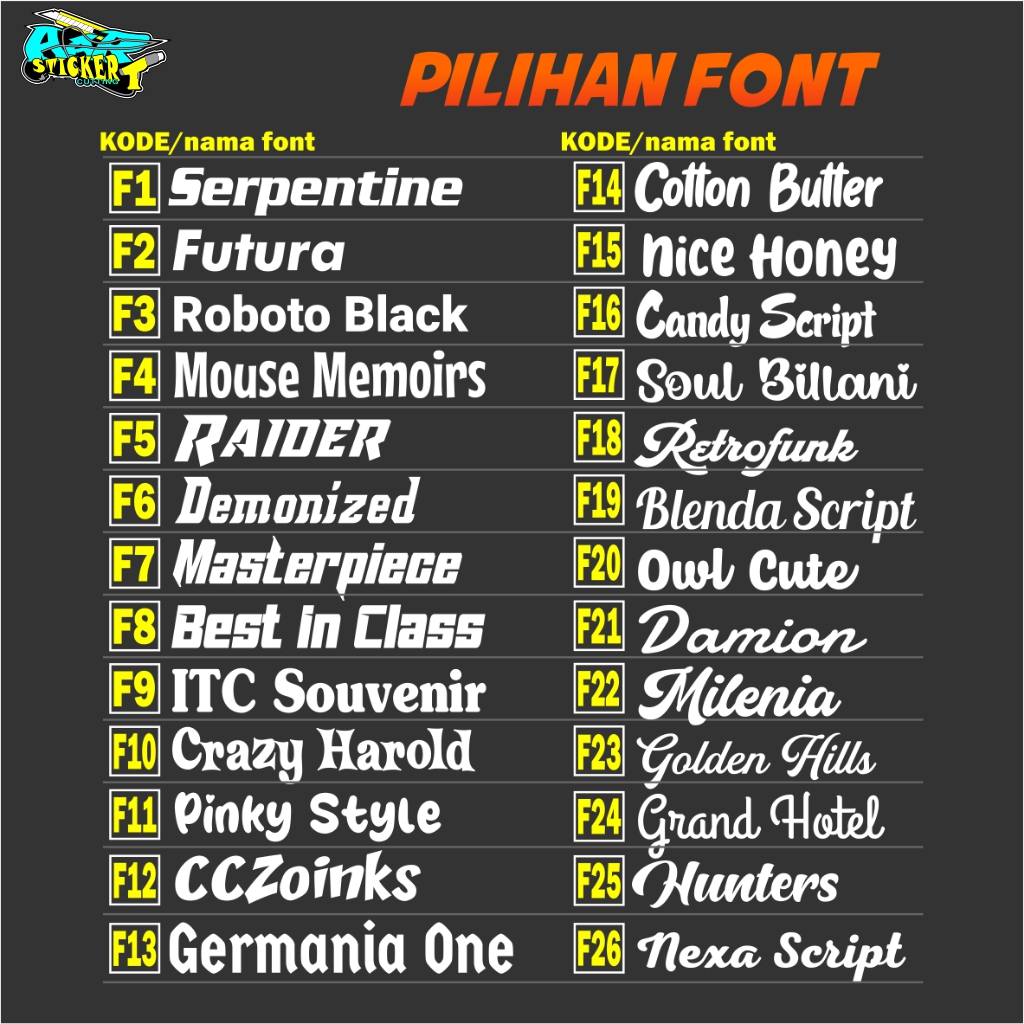 Jual Stiker Custom Nama & Nomor Start Racing Cutting Hologramm | Shopee ...