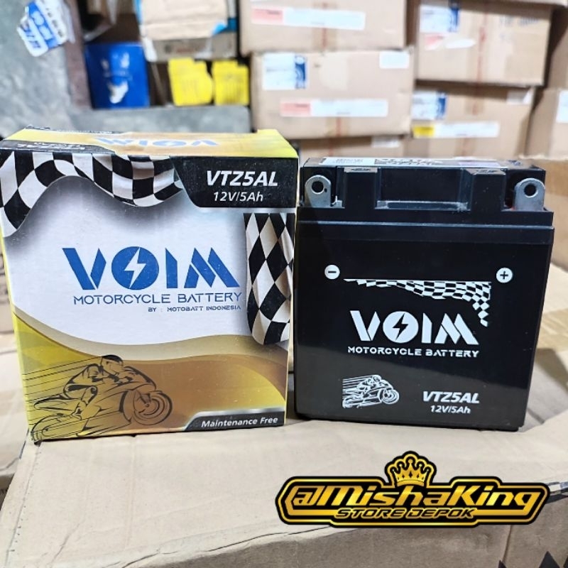 Jual Aki kering VTZ5AL fizr vega lama mio karbu smile sporty mx old ...