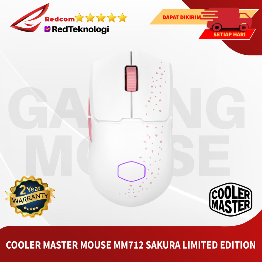 Jual COOLER MASTER MOUSE MM712 SAKURA LIMITED EDITION | Shopee