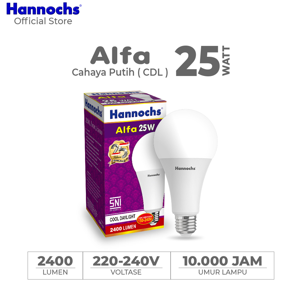 Jual Hannochs Alfa Bohlam Lampu Led Watt Cool