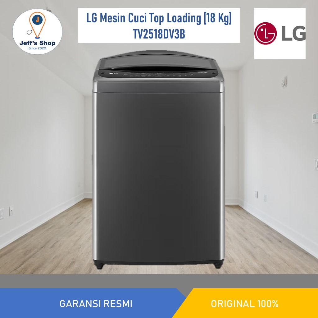 Jual LG Mesin Cuci Top Loading [18 Kg] TV2518DV3B | Shopee Indonesia