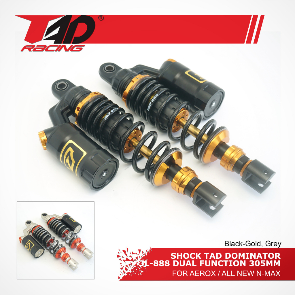 Jual SHOCK TAD DOMINATOR JL-888 DUAL FUNCTION 305 MM FOR AEROX / ALL ...