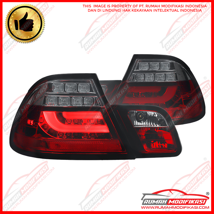 Jual Stop Lamp Bmw E46 2002 2005 2 Door Red Smoke Light Bar