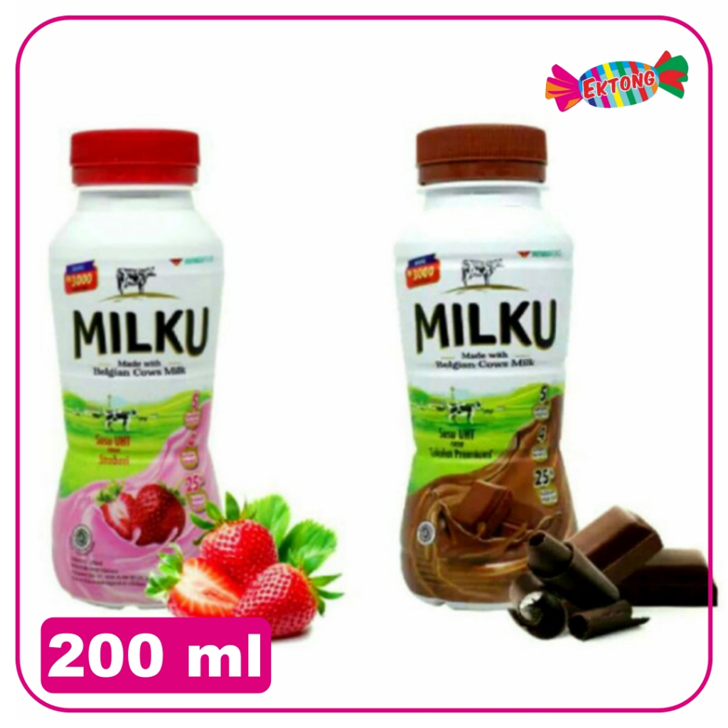 Jual Milku Susu Uht 200ml Shopee Indonesia