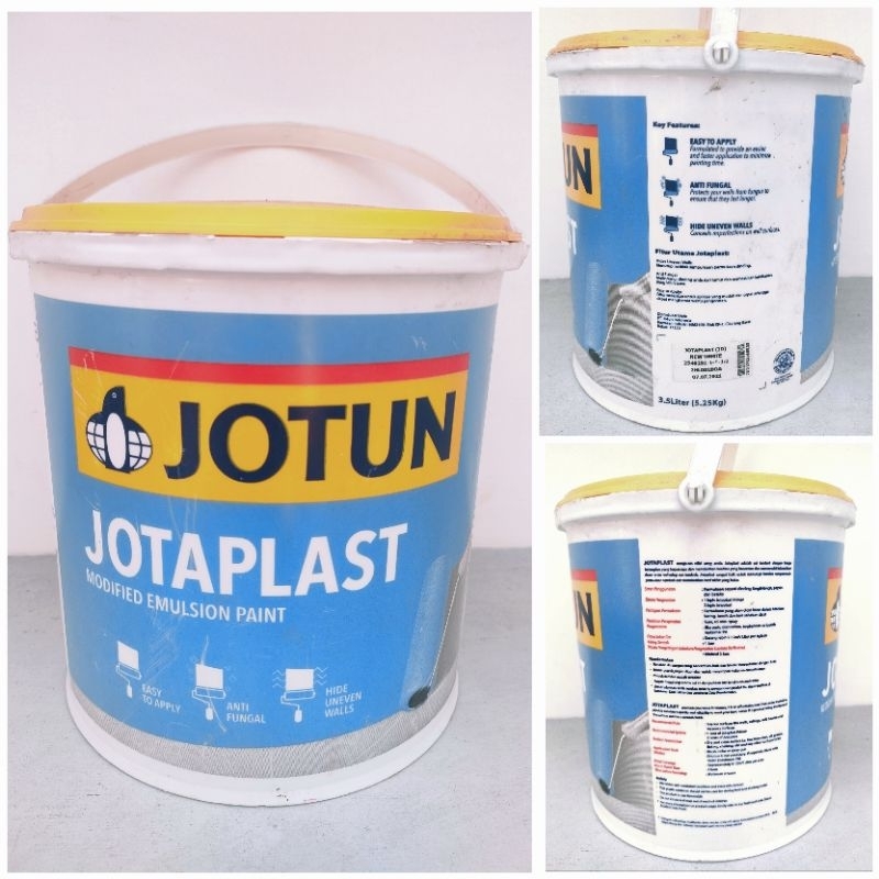 Jual Cat Jotun Jotaplast Cat Tembok Warna Putih 5kg Shopee Indonesia 0851