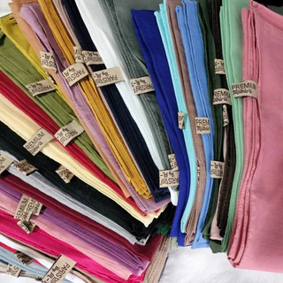 Hijab Paris Premium / Kerudung Paris Voal Premium Jahit Tepi BY.Naura