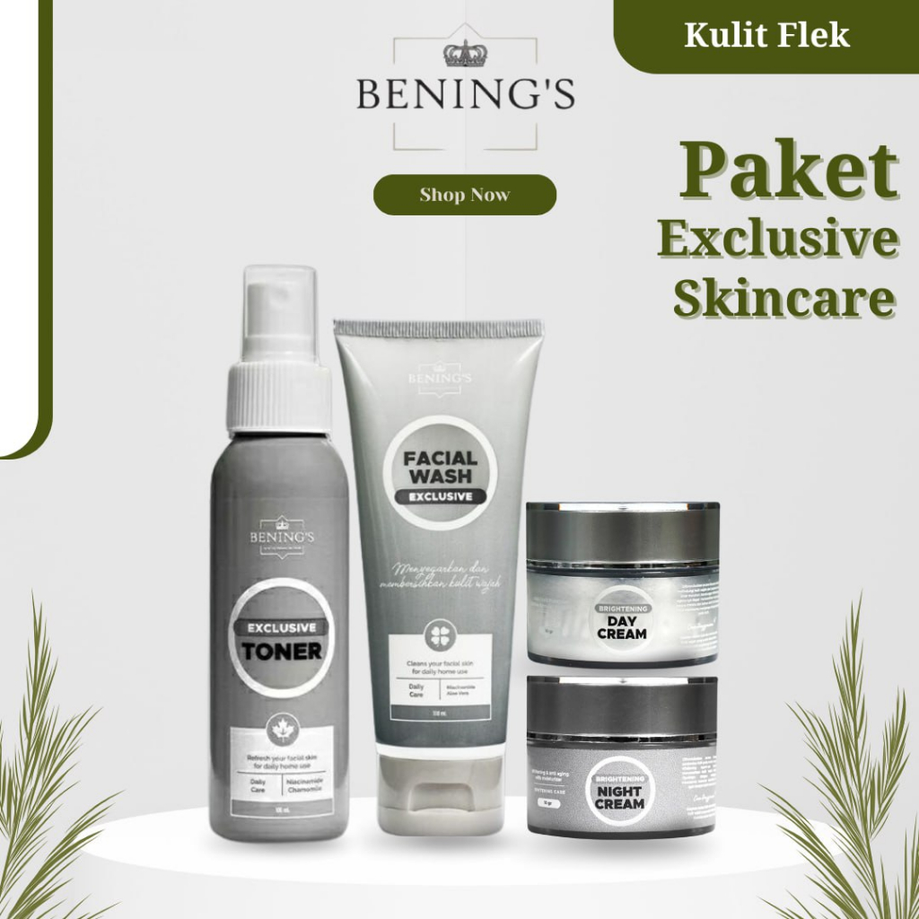 Jual BENING'S SKINCARE PAKET FLEK EXCLUSIVE | BENING'S SKINCARE ...