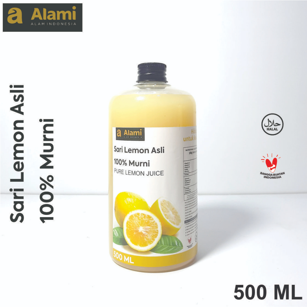 Jual Alami Sari Lemon 500 Ml Murni Alami Minuman Kesehatan Diet Sehat