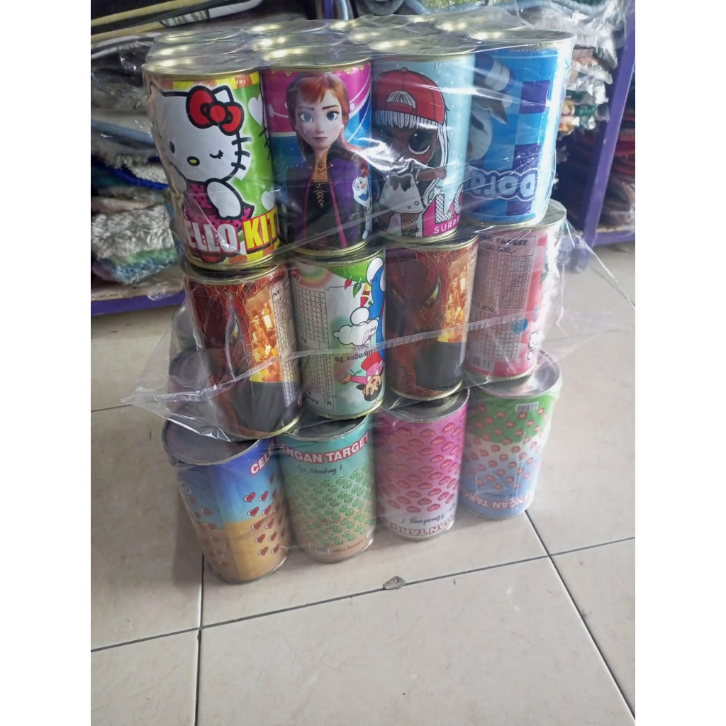 Jual paket celengan kaleng | Shopee Indonesia