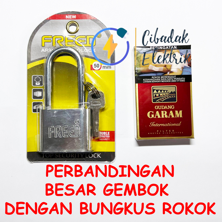 Jual Gembok Freed Original Ukuran Dan Mm Leher Pendek Dan