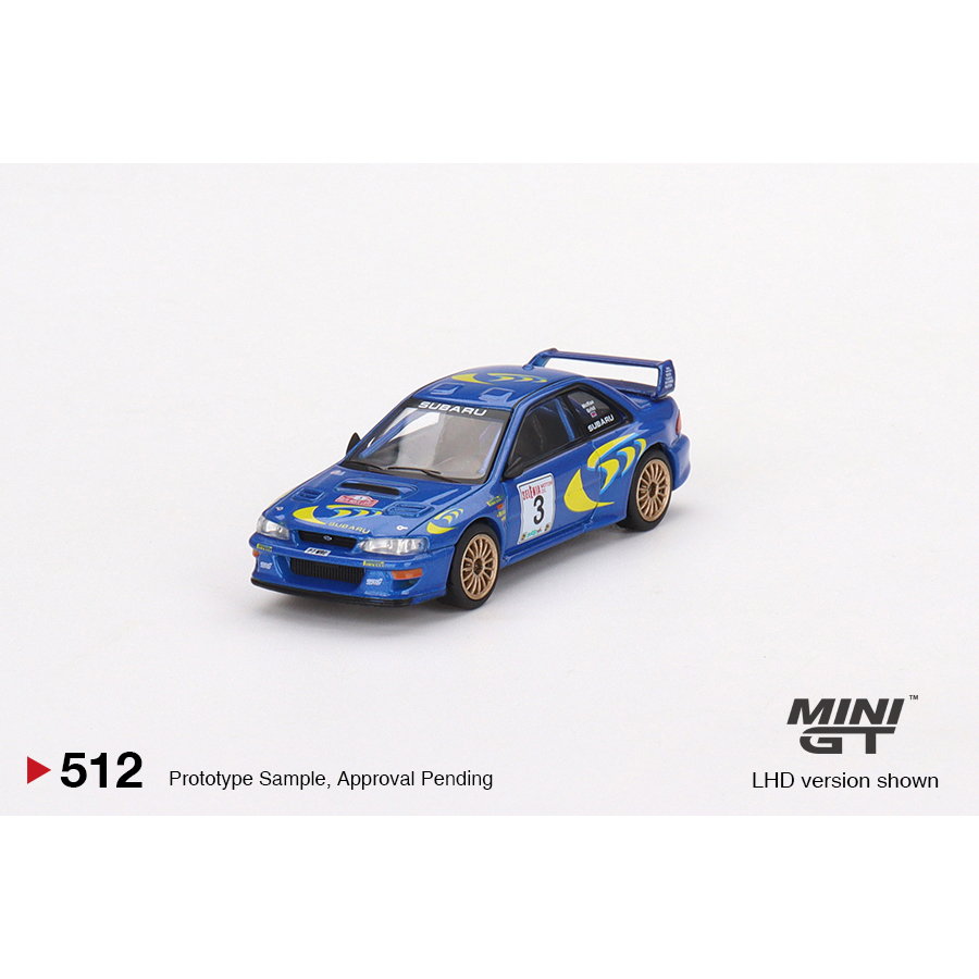 Jual MINI GT 512 SUBARU Impreza WRC97 1997 Rally Sanremo Winner #3 ...