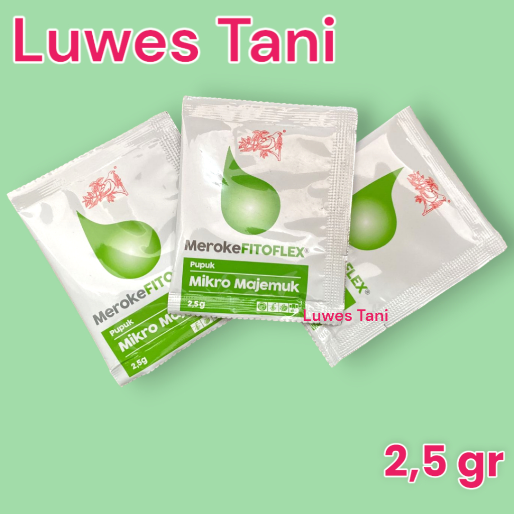 Jual MEROKE FITOFLEX PUPUK MIKRO MAJEMUK 2,5gr Fito flex | Shopee Indonesia