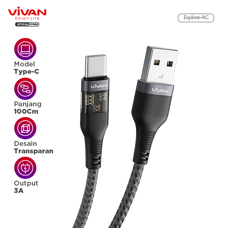 Jual Vivan Kabel Data Micro Usb Type C Lightning Type C To Type C Type C To Lightning