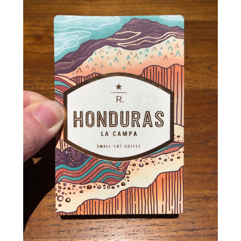Jual Starbucks Reserve Taster Card Honduras La Campa Limited Edition