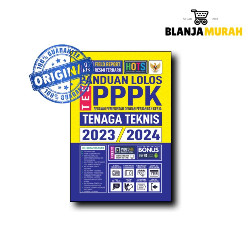 Jual PANDUAN LOLOS TES PPPK TENAGA TEKNIS 2023/2024 | Shopee Indonesia