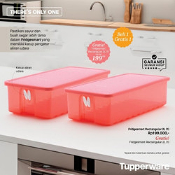 Jual TUPPERWARE FRIDGESMART GUAVA 2L ORIGINAL Wadah Plastik Shopee