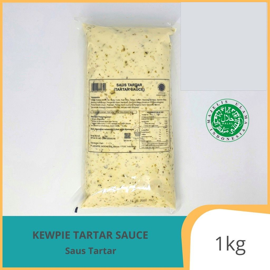 Jual KEWPIE SAUS TARTAR SAUCE 1 KG HALAL Shopee Indonesia