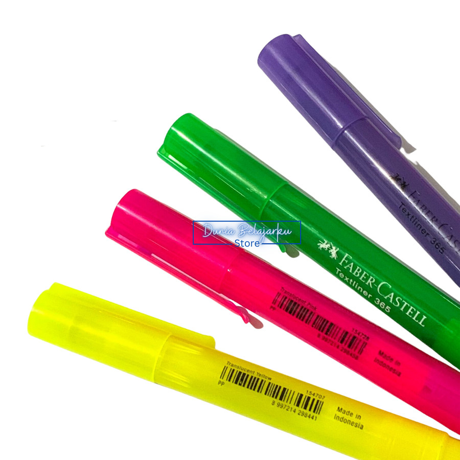 Jual Faber Castell Highlighter Textliner 365 Translucent Stabilo Warna ...