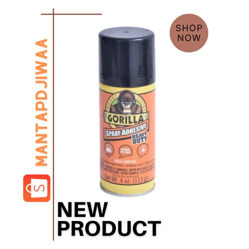 Jual Gorilla 118 Ml Lem Semprot Adhesive Heavy Duty | Shopee Indonesia