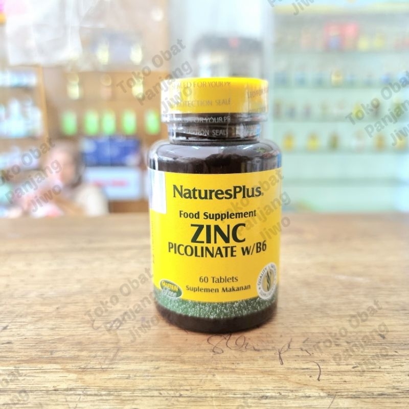 Jual Nature's Plus ZINC PICOLINATE w/86 60 tablet Natures Plus Original Shopee Indonesia