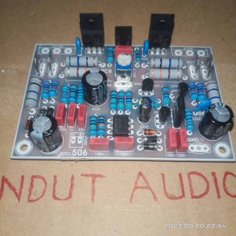 Jual kit driver super socl 506 teff bias servo memakai komponen ori