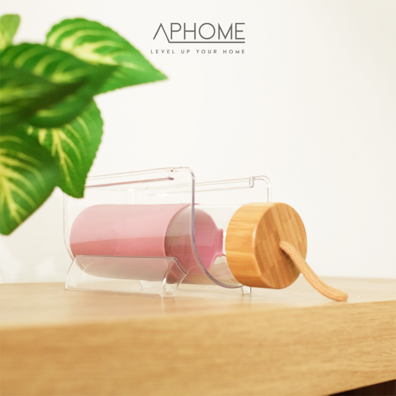 Jual APHOME Rak Botol Minuman Susun Transparan Bottle Holder Organizer ...