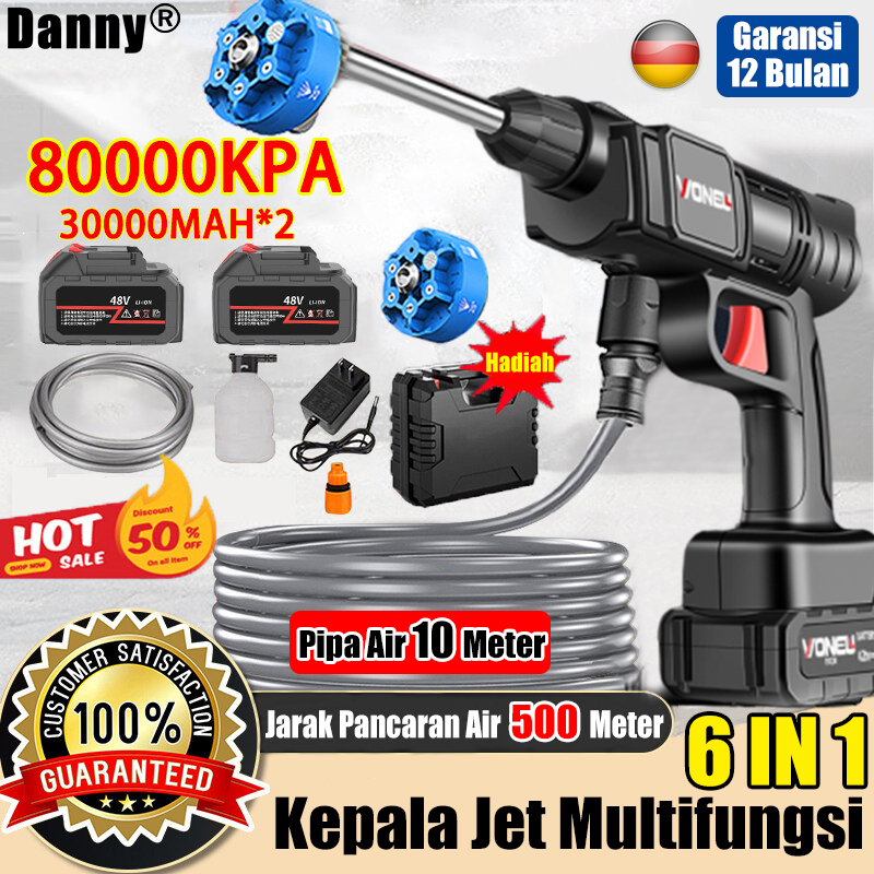 Jual Dengan Toolbox2 Baterai Kualitas Tinggi Cordless Jet Cleaner Mesin Cuci Mobil 65000kpa