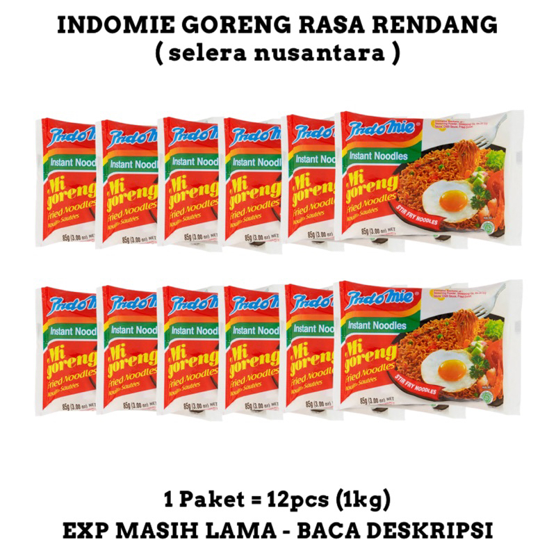 Jual Indomie Goreng Rasa Original - 1 Paket isi 12Pcs | Shopee Indonesia
