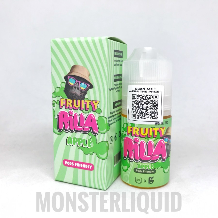 Jual PODS FRIENDLY FRUITY RILLA APPLE BY JUICE CARTEL 12MG 30ML ...