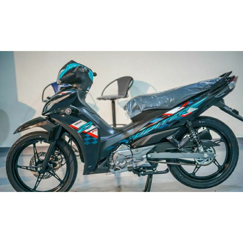 Jual (BAYAR DI TEMPAT) Striping Jupiter Z1 2023 Hitam Tosca Stiker lis ...