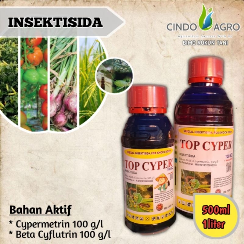 Jual TOP CYPER 100 EC - 1liter | Shopee Indonesia