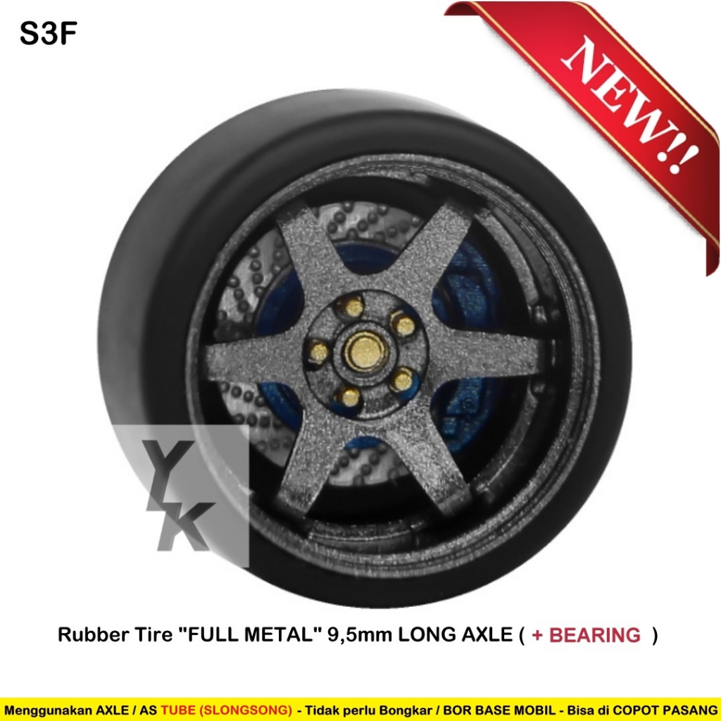 Jual CARLOMO Rubber Tire PREMIUM S CLASS RIMS TE37 Long Axle Varian ...