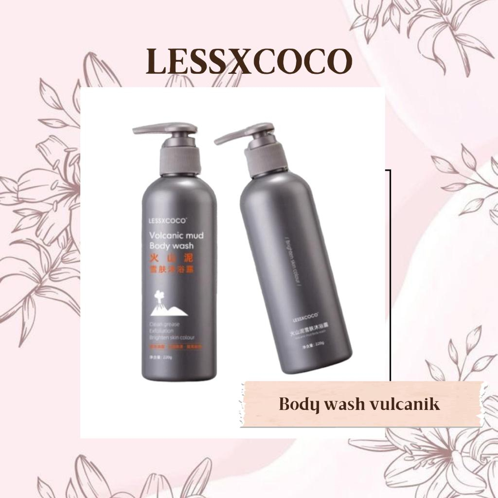 Jual LessxCoco Body Wash Lumpur Vulkanik / Sabun Whitening Ampuh