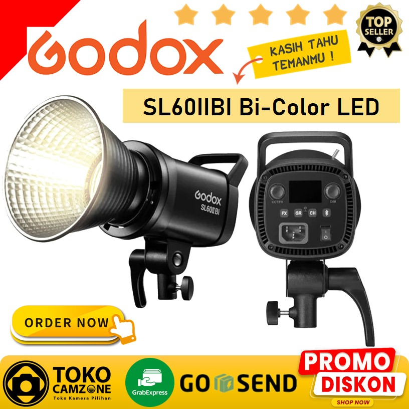 Jual Godox SL60IIBi Bi-Color LED Video Light SL60II Bi SL60 II Bi ...