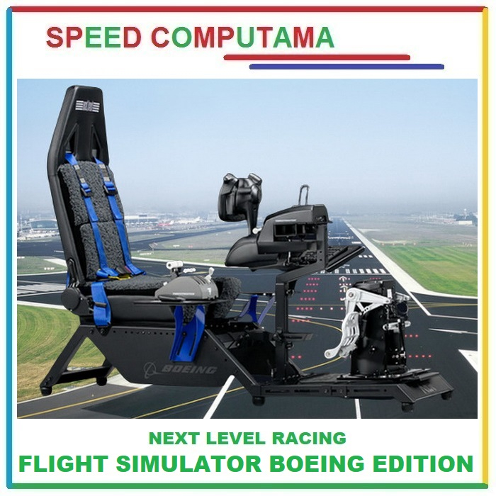  Next Level Racing Flight Simulator Cockpit: Boeing