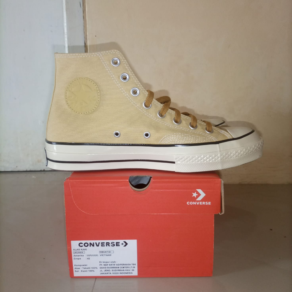 Jual Sepatu Converse Chuck 70 Jungle Cloth Trailhead Gold Burnt Honey A03436c Ukuran 42