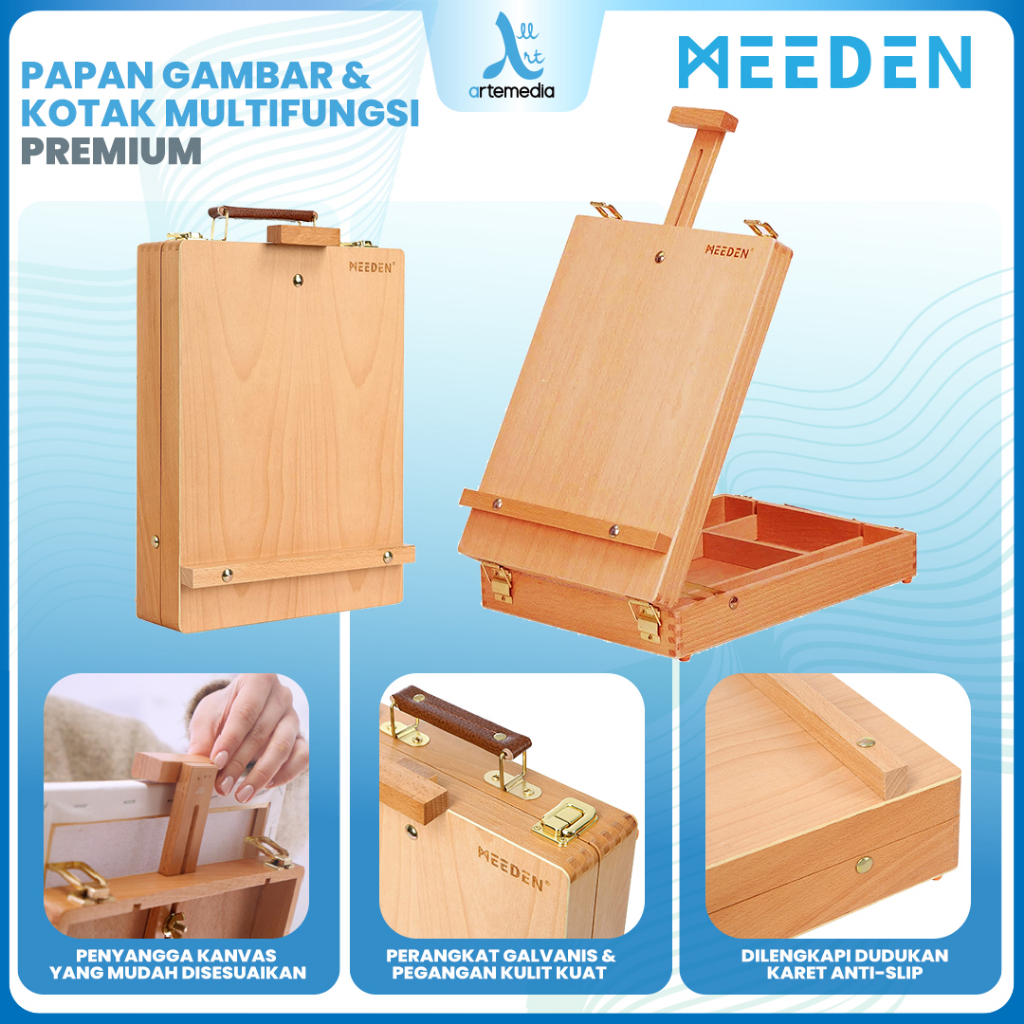 jual-meeden-drawing-board-easel-with-storage-box-table-top-papan