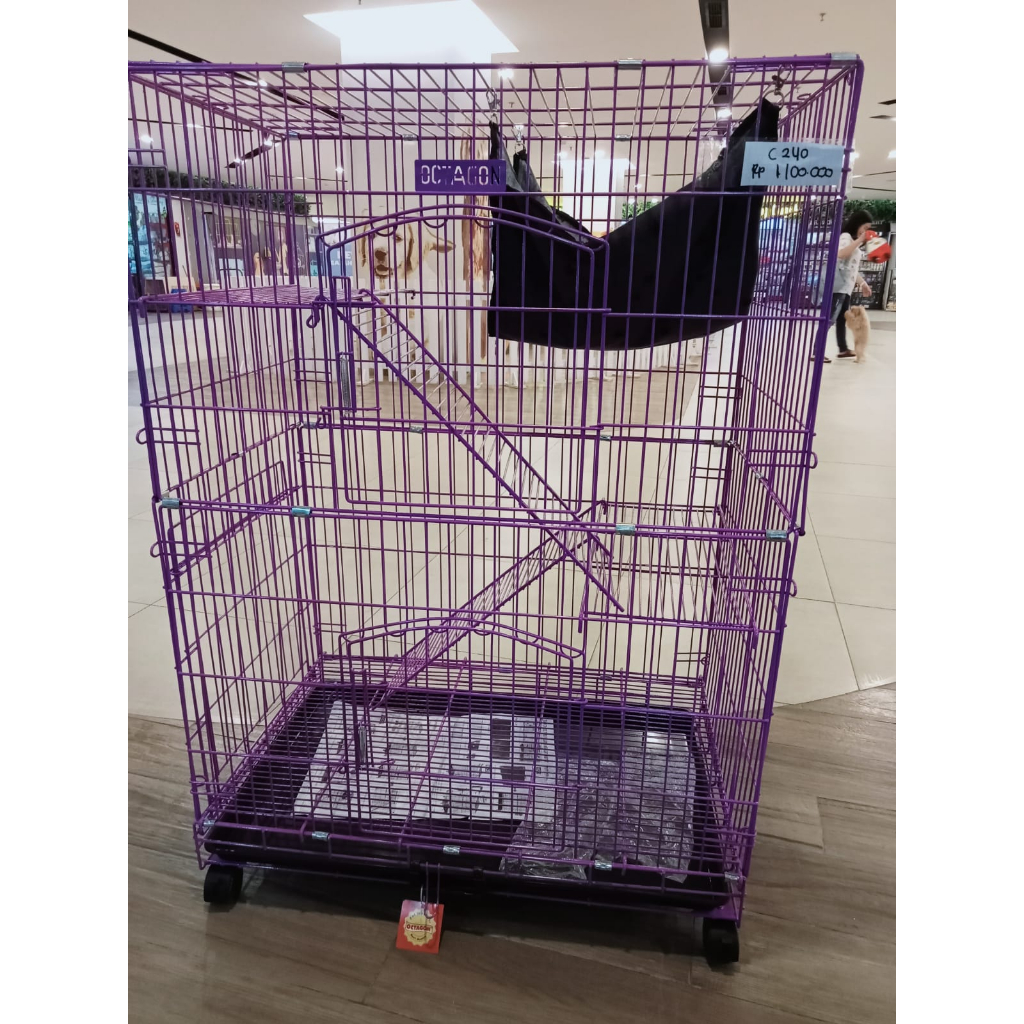 Jual Kandang Kucing Octagon 3 lantai (C-240) - CAT CAGE Khusus Cargo ...