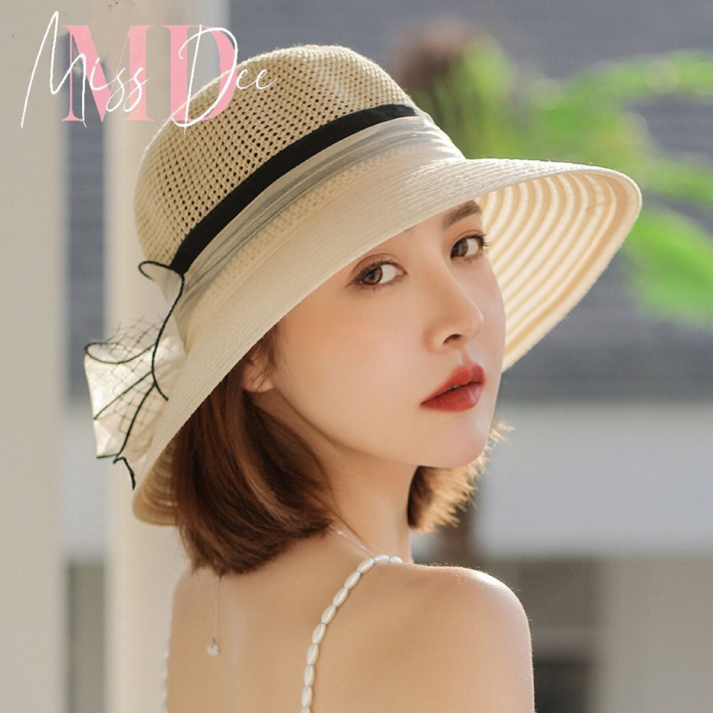 Jual Topi Pantai Rajut Wanita Ukuran Sedang Untuk Musim Panas Dengan ...