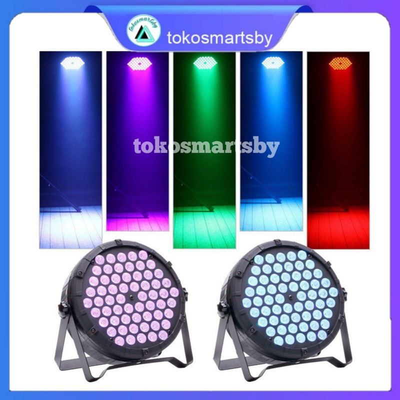 Jual LAMPU PAR LED 60 X 3 WATT ( FULL COLOUR !!! ) / LAMPU PANGGUNG
