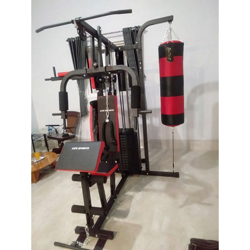 Jual Free Ongkir dan Rakit Life Sports Home Gym 3 Sisi | Shopee Indonesia