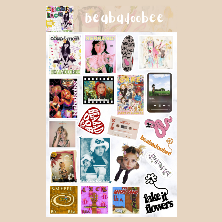 Jual Beabadoobee Sticker Sheet | Shopee Indonesia