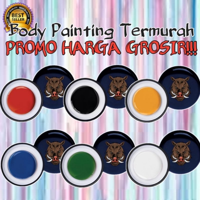 Jual CAT WAJAH / LUKIS WAJAH / FACE PAINTING / BODY PAINTING BANTING