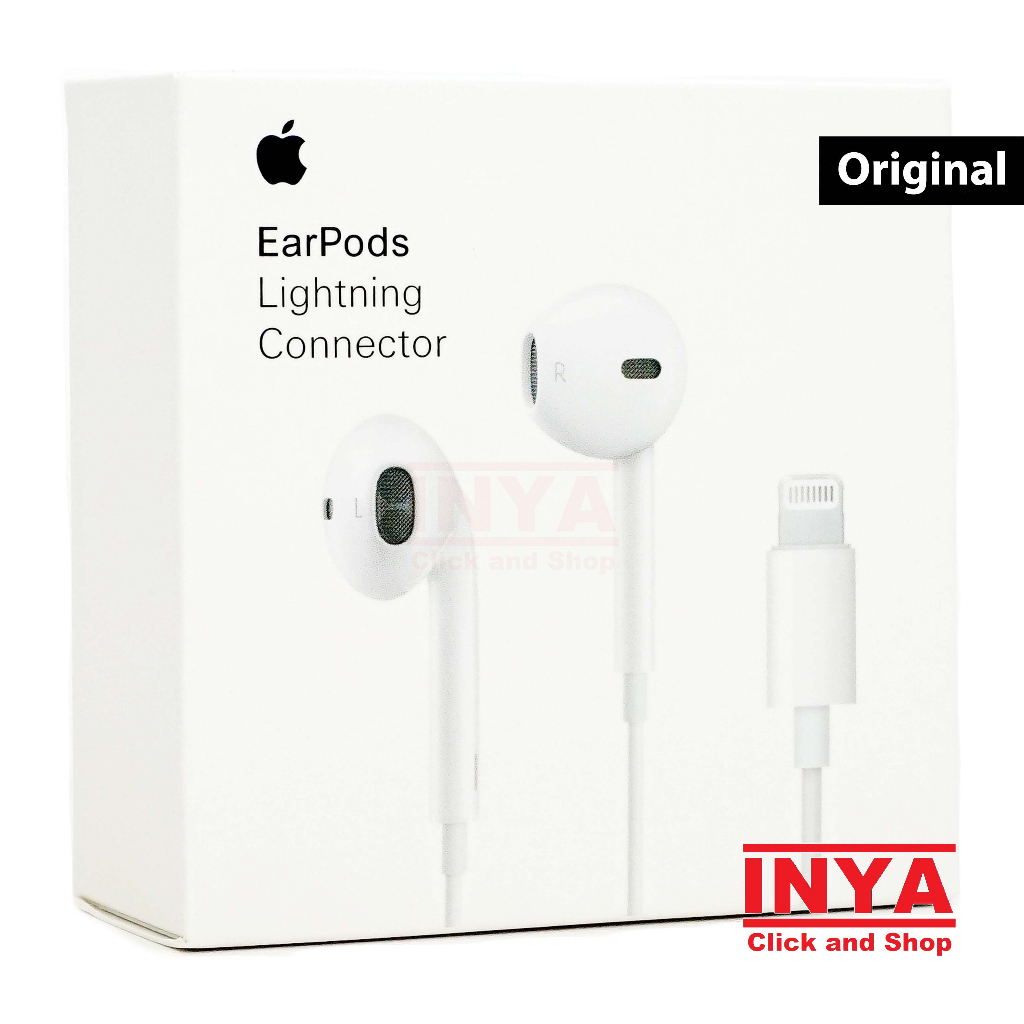 Jual Apple iPhone EarPods Lightning Connector Original Earphones