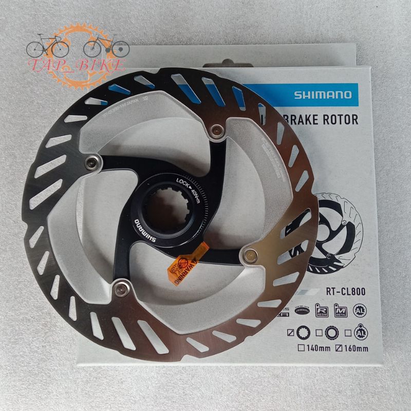 Jual SHIMANO Disc Brake Rotor Center Lock RT-CL800 160mm - Cakram ...