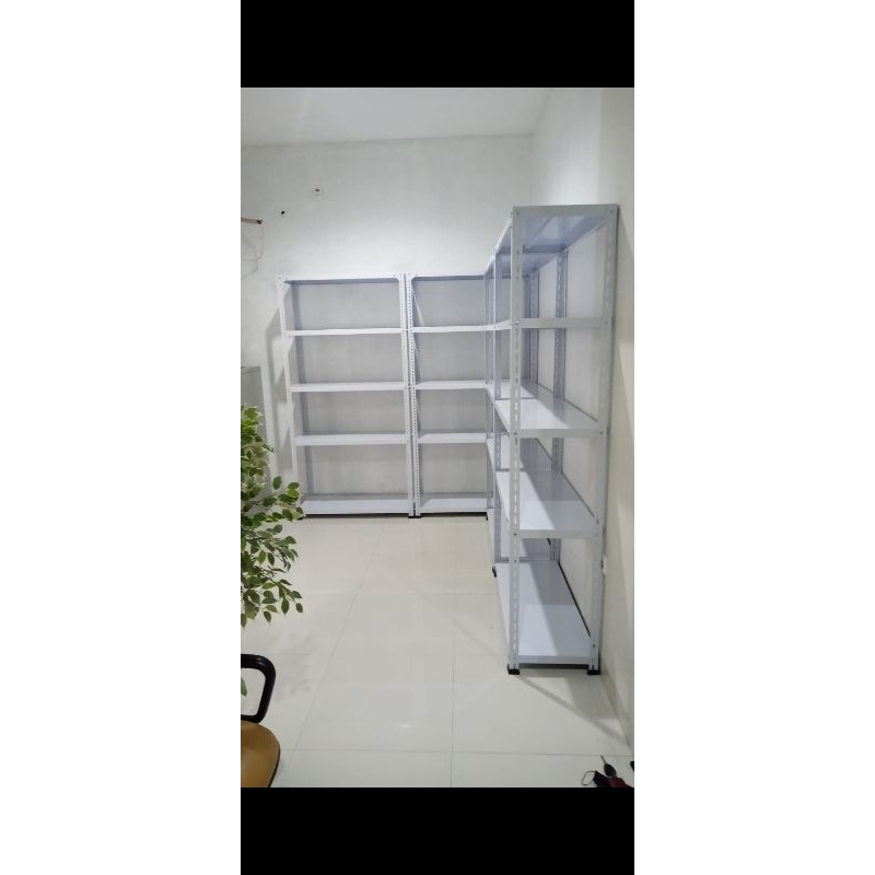 Jual Rak besi siku 5 susun uk 40 x 100 x 200 cm via cargo | Shopee ...