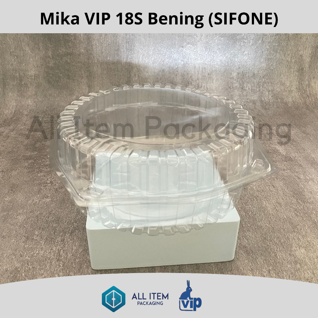 Jual Mika VIP 18S SIFONE / Mika Puding / Mika Bolu Bulat @25 Pcs ...