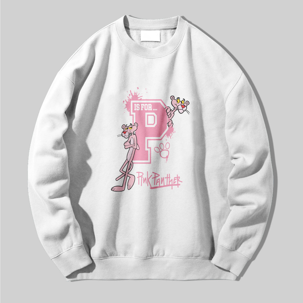Printed Sweatshirt Pink Panther Jumper ZARA Kids Flock Sweatshirt